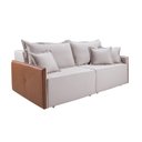 Ver imagem 5 de Sofá Retrátil 180cm 2 Lugares Linho Bali 