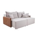 Ver imagem 2 de Sofá Retrátil 180cm 2 Lugares Linho Bali 