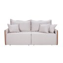 Ver imagem 6 de Sofá Retrátil 180cm 2 Lugares Linho Bali 