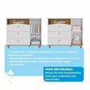 Ver imagem 6 de Quarto de Bebê com 1 Berço 1 Cômoda 3 Gavetas 1 Porta e 1 Guarda Roupa 4 Portas 4 Gavetas Bala de Go