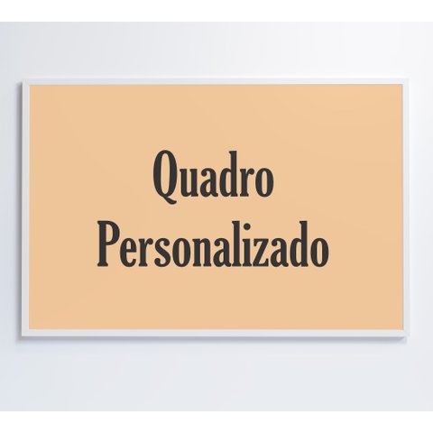 Quadro Personalizado Horizontal - 90x60 Cm - Tecido Canvas
