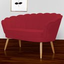 Ver imagem 3 de Namoradeira Sofa Petala Suede