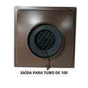 Ver imagem 5 de Ralo Anti Cheiro 20x20 Inox 304 com Abre Fecha Coletor Marrom Saída de 100mm