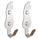 Ver imagem 1 de Kit 2 Ganchos De Parede Decorativo Pendurador De Bolsa G.C