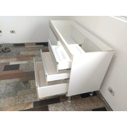 Gabinete Cozinha Donatelo Branco 1,70m Mdf 100% 15mm Rino Móveis - 4