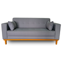Ver imagem 1 de Sofá Gianni | Base de Madeira & Tecido Acquablock Impermeável | 2 Lugares | Medida 170cm | Cinza 336