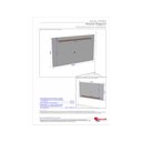 Ver imagem 3 de Conjunto Sala Rack Painel Elegant para TV até 65 Polegadas Cinamomo/Titanium