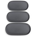 Ver imagem 7 de Prato Oval 26 X 13cm Dual Color Cinza Gourmet Mix
