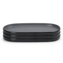 Ver imagem 5 de Prato Oval 26 X 13cm Dual Color Cinza Gourmet Mix