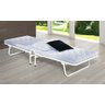 Cama Dobrável Camping com Colchonete Branco - Vitamov - 2