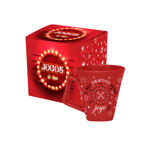 CANECA QUARTIER VERMELHA - JOGOS DO AMOR