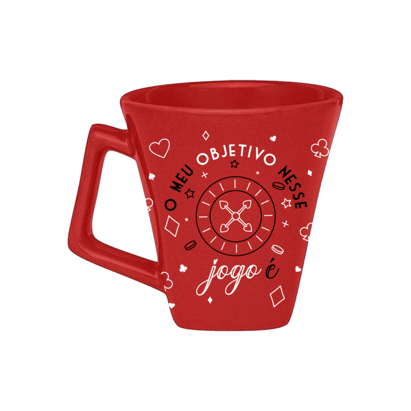 CANECA QUARTIER VERMELHA - JOGOS DO AMOR - 2