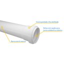 Ver imagem 2 de Tubo para Esgoto SN 4" 100mm 6 Metros - 11001001 - FORTLEV