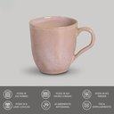 Ver imagem 5 de Jogo Mesa Posta Porto Brasil 12 Xicaras 273ml Cerâmica Rosa Orgânico Litchi Café da Manhã