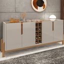 Ver imagem 1 de Buffet Aparador 190cm 4 Portas com Adega Lizz