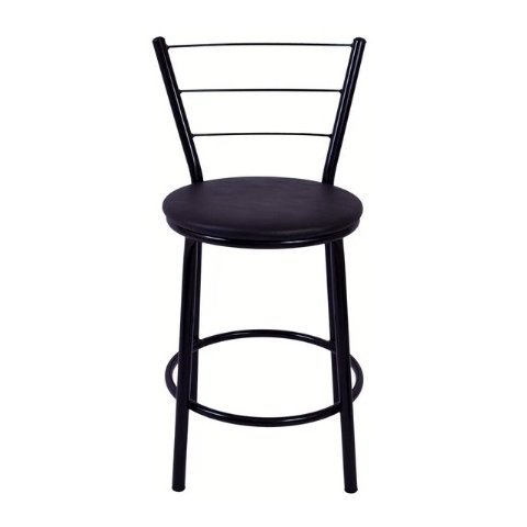 Banco Banqueta Baixa Cozinha Americana Balcao Area Gourmet:preto