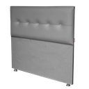 Ver imagem 1 de Cabeceira Cama Box Casal Durasi 05 Corino Cinza 140 X 60 Rbl