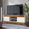 Rack para Tv até 55 Polegadas 2 Portas Ripado Astúrias 136cm - 2