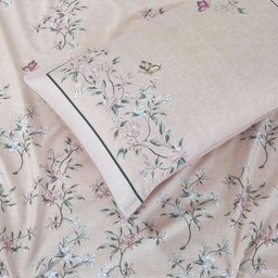 Jogo de Lençol Queen 300 Fios Floral 4 Peças Buquê Malva - 3
