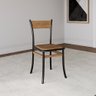 Conjunto Mesa de Jantar Trama com 6 Cadeiras Paris Base Preto e Tampo Preto 140 Cm - 4
