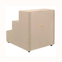 Ver imagem 2 de Escada Pet Escadinha Cachorro Gato Rampa Pet Ossinho Suede bege