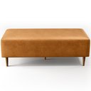 Ver imagem 6 de Puff Decorativo Sala de Estar Bali W01 Pés Palito 120x50cm Couríssimo Whisky - Lyam Decor