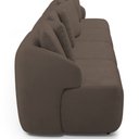 Ver mais imagens de Sofá 4 Lugares para Sala de Estar Living 308cm Arlo F04 Veludo Marrom - Lyam Decor