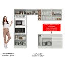 Ver imagem 6 de Armário de Cozinha Completa 270cm Branco Jade Madesa 09
