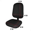 Ver imagem 3 de Cadeira de Escritório Presidente Giratória Ergonômica Azul