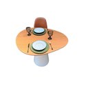 Ver imagem 2 de Mesa de Jantar Cone Redonda Orgânica Sol 90x80cm Madeira e Laca