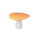 Ver imagem 1 de Mesa de Jantar Cone Redonda Orgânica Sol 90x80cm Madeira e Laca