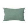 Almofada Retangular Algodão Favo de Mel Verde 30x50cm - 1