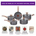 Ver imagem 3 de Jogo de Panelas Natal Stone 5 Peças - Rochedo