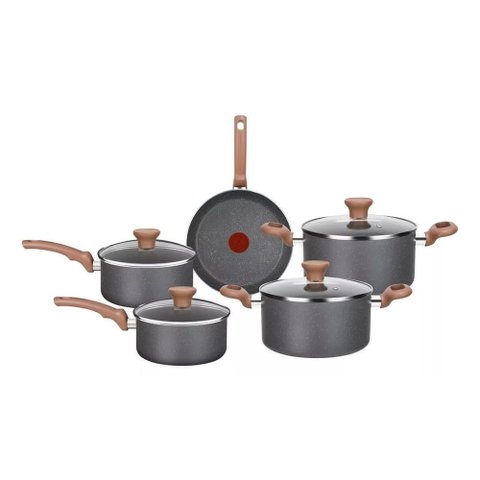 Jogo de Panelas Natal Stone 5 Peças - Rochedo