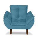 Ver imagem 1 de Kit 02 Mini Poltrona Cadeira Opala Infantil de Criança Suede Escolha Sua Cor