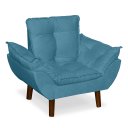 Ver imagem 5 de Kit 02 Mini Poltrona Cadeira Opala Infantil de Criança Suede Escolha Sua Cor