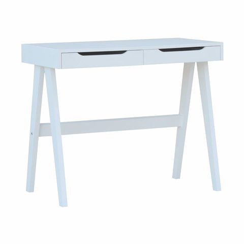 Escrivaninha 2 Gavetas Bella Branco