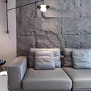 Ver imagem 1 de Kit 3 Placas Painel Pedra Artificial 1,20mx0,60m Textura Alto Relevo Sintética Interno Revestimento 