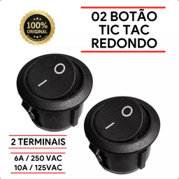 Kit 6 Chave Gangorra Botão Interruptor Pinos - 3