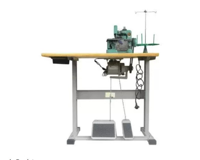 Overlock Semi-industrial C/ Motor Grande+mesa 3 Linhas, 1 Agulha