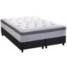 Cama Box King: Colchão Molas Ensacadas Herval Masterpocket Serenity Dream C1663 Pillow Top + Base - 1
