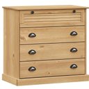 Ver imagem 2 de Cômoda 4 Gavetas Madeira de Pinus 76x80cm