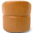 Ver mais imagens de Kit 02 Poltronas Giratória Orgânica para Sala Living Helena L02 Couríssimo Whisky - Lyam Decor