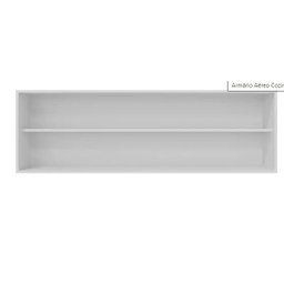 Armario Aéreo Multiuso 1,50m Donatelo Branco Fosco 100%mdf 15mm Rino Móveis - 3