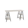 Escrivaninha Cavalete 150cm 4 Prateleiras Estilo Industrial Kuadra  - 4