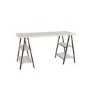 Ver imagem 4 de Escrivaninha Mesa Escritório Cavalete 150cm 4 Prateleiras Estilo Industrial Kuadra