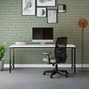 Ver imagem 7 de Escrivaninha Mesa Escritório Estilo Diretor Active 180cm Industrial Yescasa Branco Chess