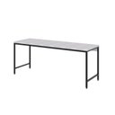 Ver imagem 3 de Escrivaninha Mesa Escritório 180cm Estilo Industrial Diretor Active Yescasa