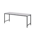 Ver imagem 3 de Escrivaninha Mesa Escritório Estilo Diretor Active 180cm Industrial Yescasa Branco Chess