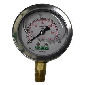 Manometro Fsig 62/1 C/glic 300psix20kgf 1/4npt Fa33130